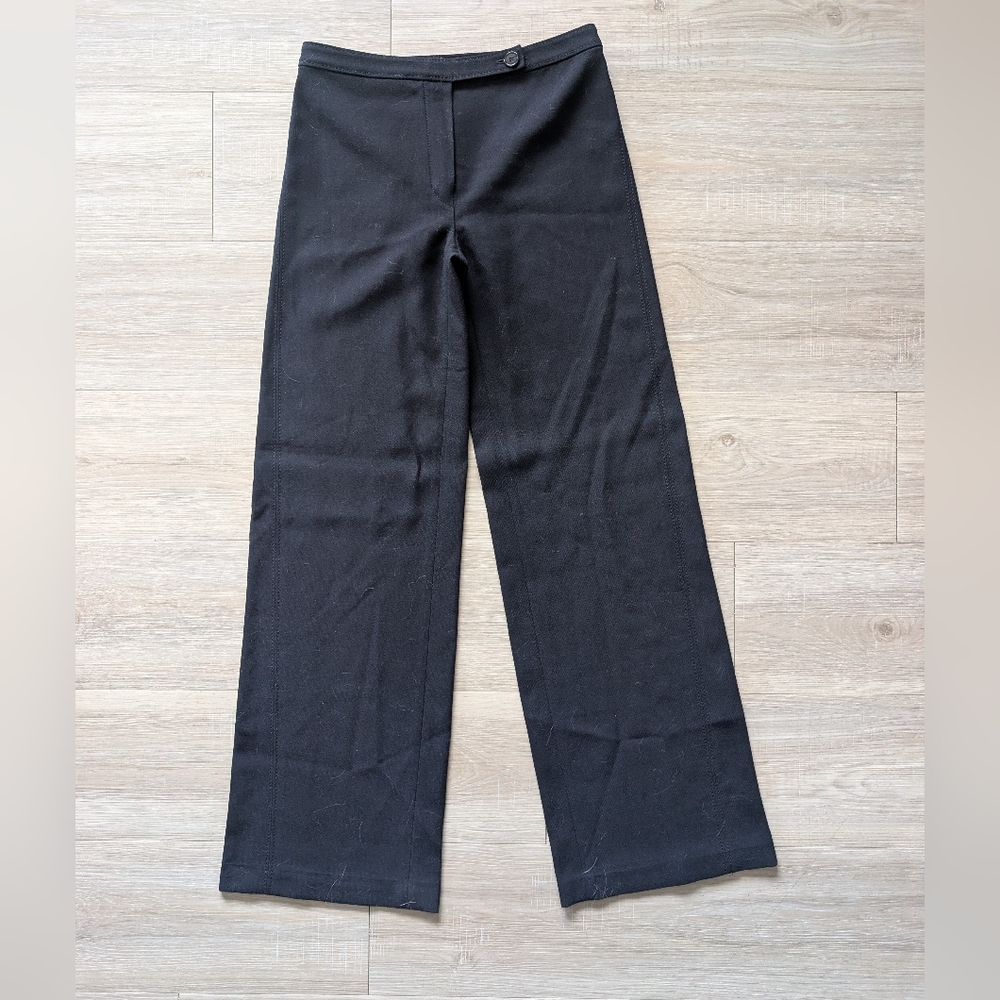 Valentino Wide Leg Wool Pants